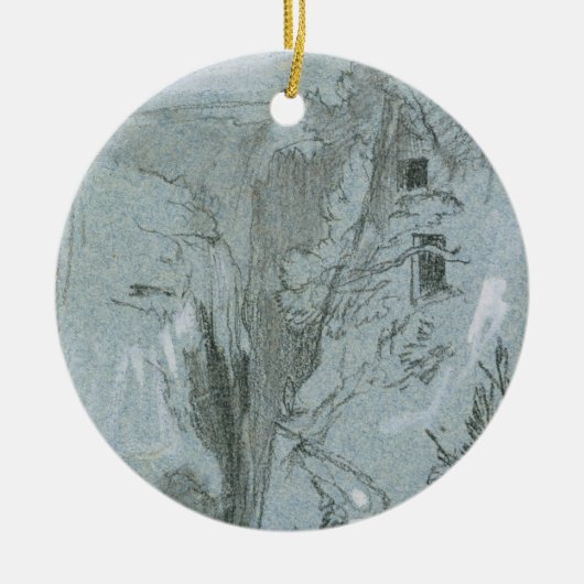 Pantalica uit de Uitzichten van Sicilië (krijt en  Keramisch Ornament (Voorkant)