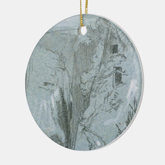 Pantalica uit de Uitzichten van Sicilië (krijt en  Keramisch Ornament (Links)