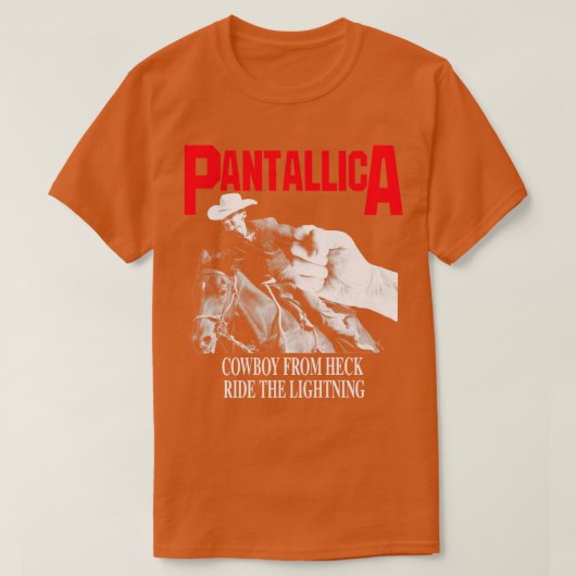 Pantallic A Poser Metal Parodie T-shirt (Design voorkant)