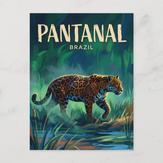 Pantanal Brazilië Briefkaart (Voorkant)
