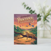 Pantanal Brazilië Briefkaart (Staand voorkant)
