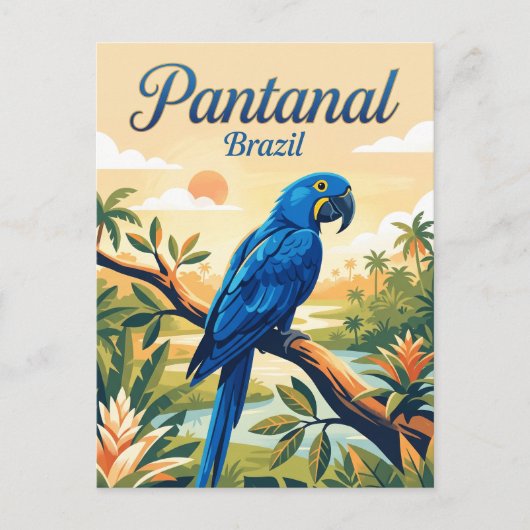 Pantanal Brazilië Briefkaart (Voorkant)
