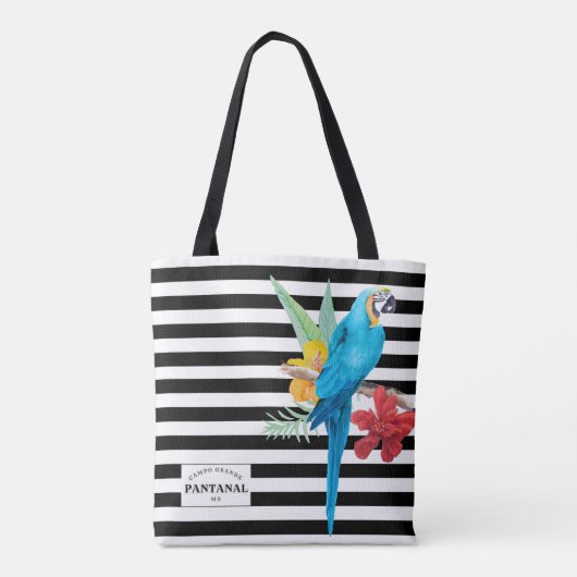Pantanal Macaw Tote Bag (Achterkant)