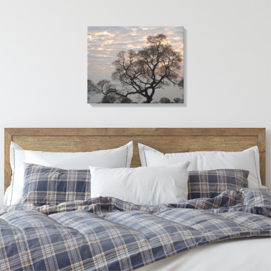 Pantanal Wetlands | Zuid-Amerika, Brazilië Canvas Afdruk (Insitu (Slaapkamer))
