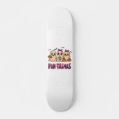 Pantasmas Funny Ghost Groovy Retro Halloween Persoonlijk Skateboard (Voorkant)