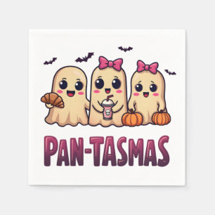 Pantasmas Funny Ghost Groovy Retro Halloween Servet