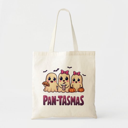 Pantasmas Funny Ghost Groovy Retro Halloween Tote Bag (Voorkant)