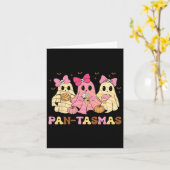 Pantasmas Ghost Funny Spooky Conchas Mexicaanse Gh Kaart (Gele Bloem)