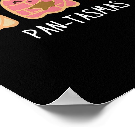 Pantasmas Ghost Funny Spooky Conchas Mexicaanse Gh Poster (Hoek)