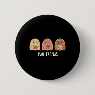 Pantasmas Ghost Funny Spooky Conchas Mexicaanse Gh Ronde Button 5,7 Cm