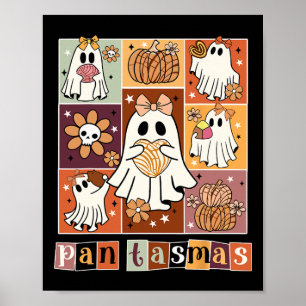 Pantasmas Ghost Spooky Conchas Grappige Halloween Poster