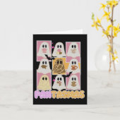 Pantasmas Pan Dulce Ghost Spaans Mexicaans Hallowe Kaart (Gele Bloem)