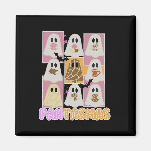 Pantasmas Pan Dulce Ghost Spaans Mexicaans Hallowe Magneet (Voorkant)