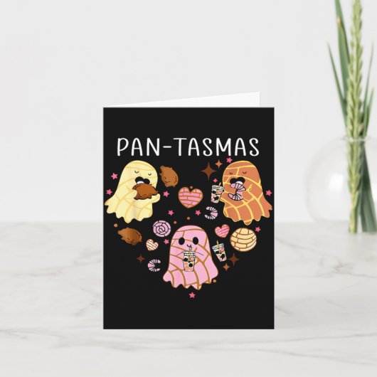 Pantasmas Spook Grappig Griezelig Conchas Mexicaan Kaart (Voorkant)