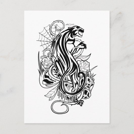 Panter Briefkaart (Voorkant)