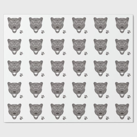 Panter Cadeaupapier (Vlak)