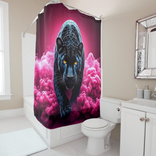 Panter Douchegordijn (In situ)