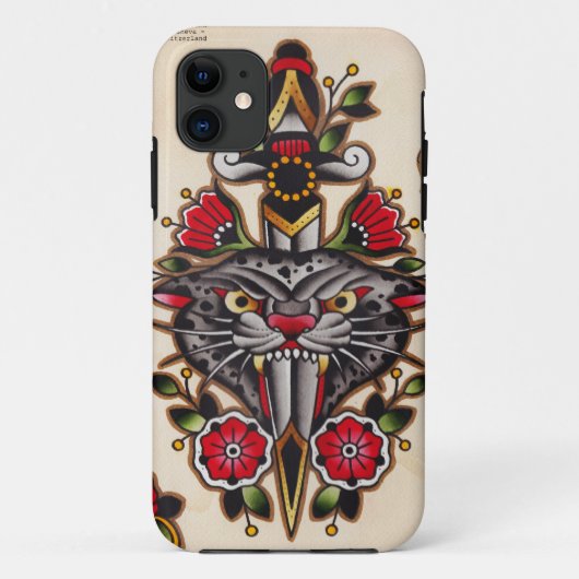 panter en dolk 2013 Case-Mate iPhone case (Achterkant)
