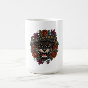 Panter en Rozen Lange Mouwen Shirt Koffiemok