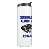 Panter en trendmatige eW White Thermal Tumbler Thermosbeker (Gedraaid links)