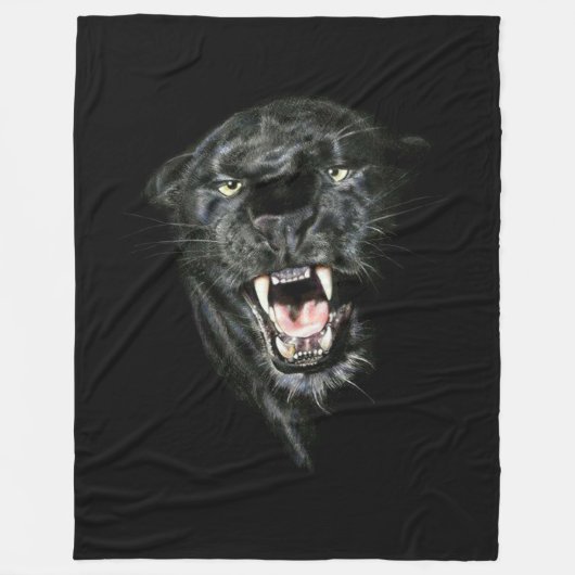 Panter Fleece Deken (Voorkant)