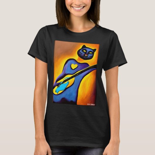 Panter Gitaar Wild T-shirt (Voorkant)