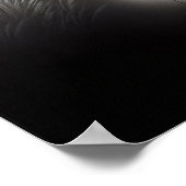Panter in de Whispering Mist Abstract Poster (Hoek)