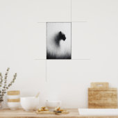 Panter in de Whispering Mist Abstract Poster (Keuken)
