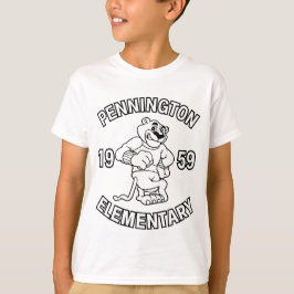 Panter in een truien omtrek t-shirt