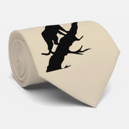 Panter op ledemaat om het even welke kleureninktst stropdas