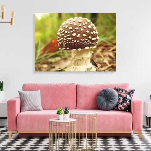 Panter Pet Mushroom Canvas Print (Insitu (Woonkamer))