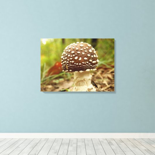 Panter Pet Mushroom Canvas Print (Insitu (Houten vloer))
