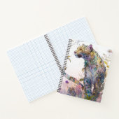 Panter Portret Dierlijke Schilderij Wildlife Fores Notitieboek (Binnen)