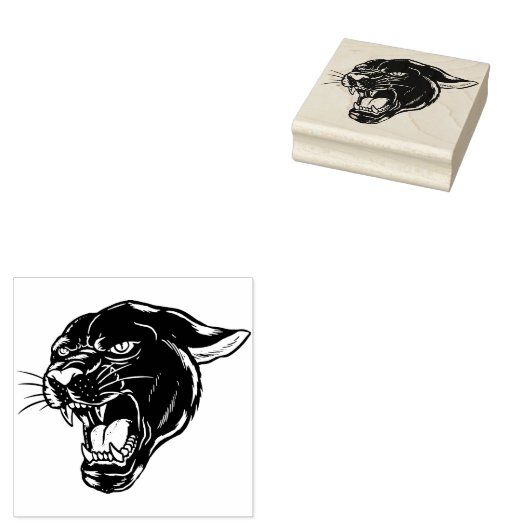 Panter Rubberstempel (Gestempeld)