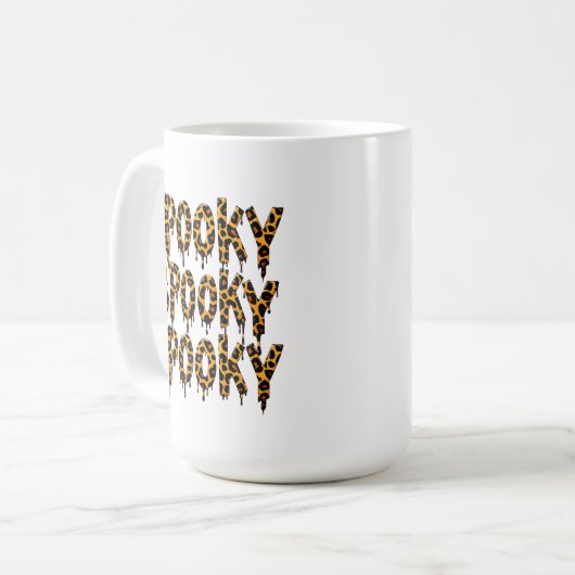 Panter Spooky Koffiemok (Voorkant links)