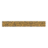 Panter Spots Dierlijke Huidpatroon Grosgrain Lint (Voorkant)