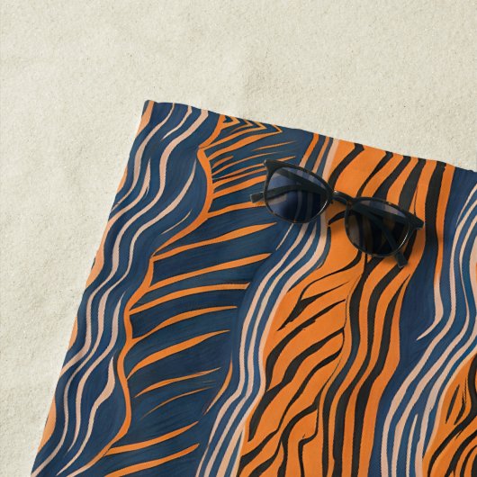 Panter Spots Dierlijke Huidpatroon Strandlaken (In situ)