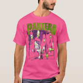 Pantera Officiële  Groep Schets T-shirt (Voorkant)