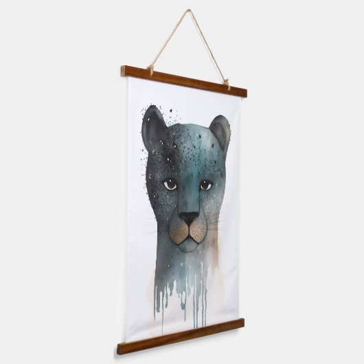 Panterafdruk Hangend Wandkleed (Gebogen)