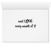 ***PANTEREN VOOR U** COMEDIC LOVE KAART (Binenzijde Horizontaal (Onderkant))