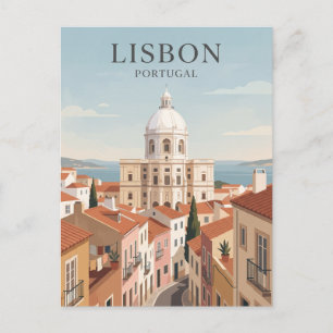 Pantheon Alfama Portugal Briefkaart