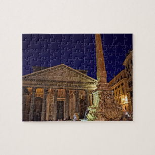 Pantheon bij nacht - Rome, Italië - 8x10 - 110 stu Legpuzzel