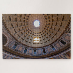 Pantheon binnenste plafond met gat, Rome, Italië Legpuzzel