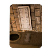 Pantheon-bord, Rome, Italië Magneet (Verticaal)