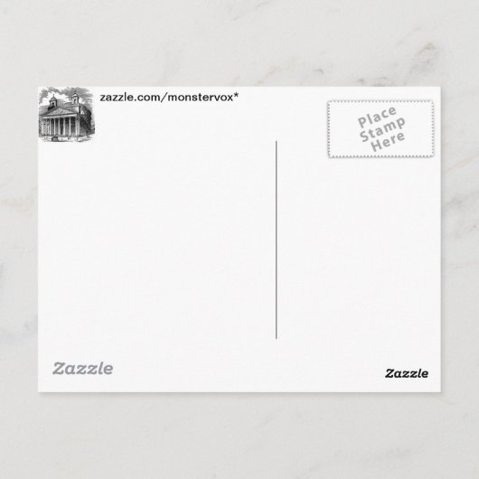 Pantheon Briefkaart (Achterkant)