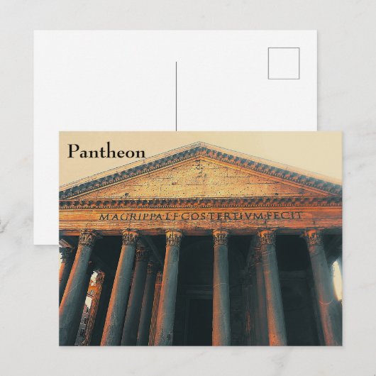 Pantheon Briefkaart (Voorkant / Achterkant)