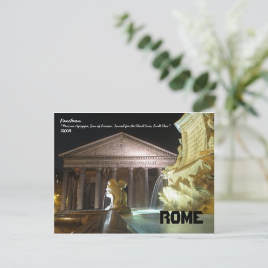 Pantheon Briefkaart (Staand voorkant)