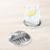 Pantheon Coaster Zandsteen Onderzetter (Zijkant)
