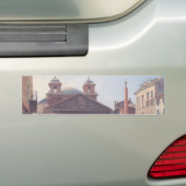 Pantheon en Piazza della Rotonda in Rome, Italië Bumpersticker (Op auto)