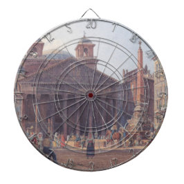 Pantheon en Piazza della Rotonda in Rome, Italië Dartbord